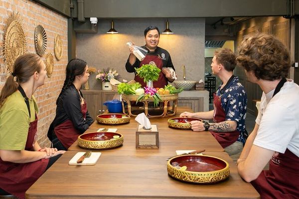 Thai Cooking Class with a Tuk Tuk Ride to the Big Market