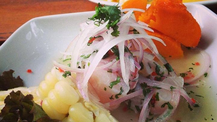 Ceviche Fifty Metres from a Pre-Incan Temple