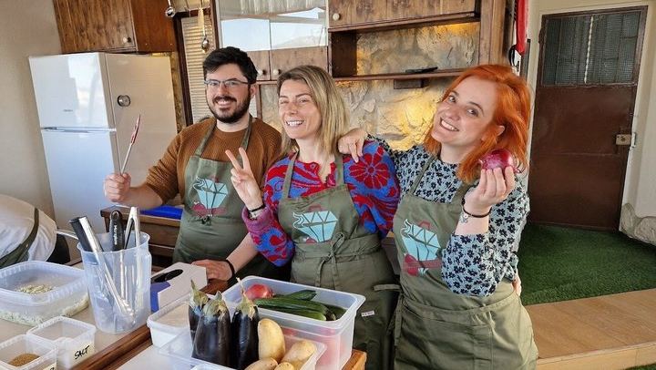 Diamond Roof Garden Cooking Class above Panormou, Athens
