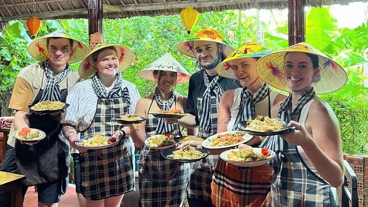 Cooking with Chef Tam in the Water Coconut Village, Hoi An