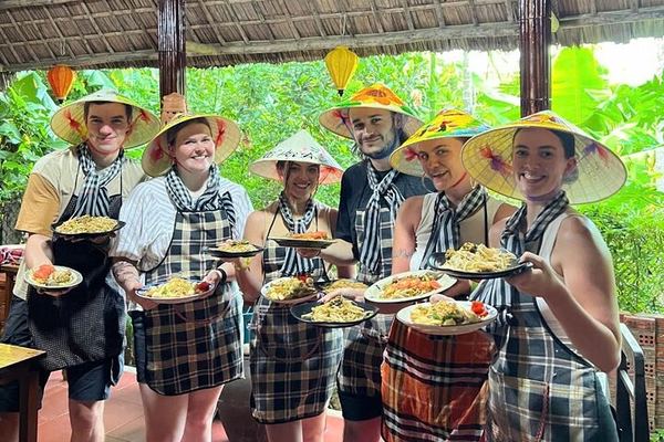 Cooking with Chef Tam in the Water Coconut Village, Hoi An