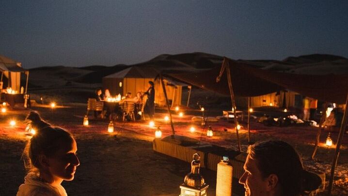 Dinner in the Stone Desert, Thirty Kilometres Out