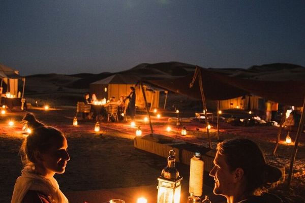 Dinner in the Stone Desert, Thirty Kilometres Out