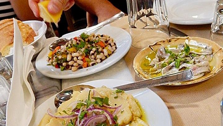 Athens Market Food Tour with 20 Tastings and Two Sit-Down Meals