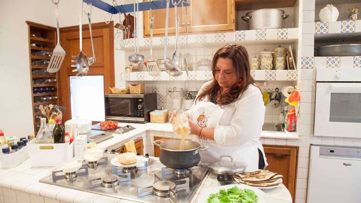 Three Recipes, One Workstation Each, in a Cesarina's Home