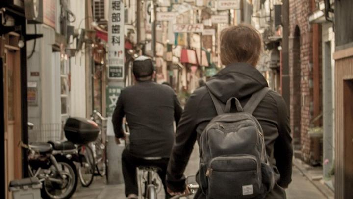 A Mamachari, a River Path, and a Salaryman Lunch