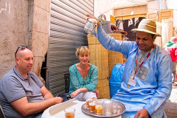 Khodanjal, Panache and Mint Tea, with the Food