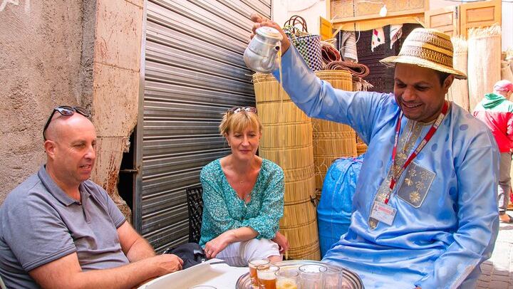 Khodanjal, Panache and Mint Tea, with the Food