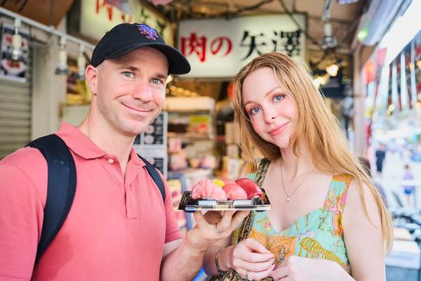 A Wasabi Set From Your Guide, and a Fish Filleted in Front of You